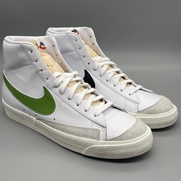 Nike Blazer Mid ‘77 Vintage White Green Black Men’s Size 11.5 Shoes - Picture 3 of 6